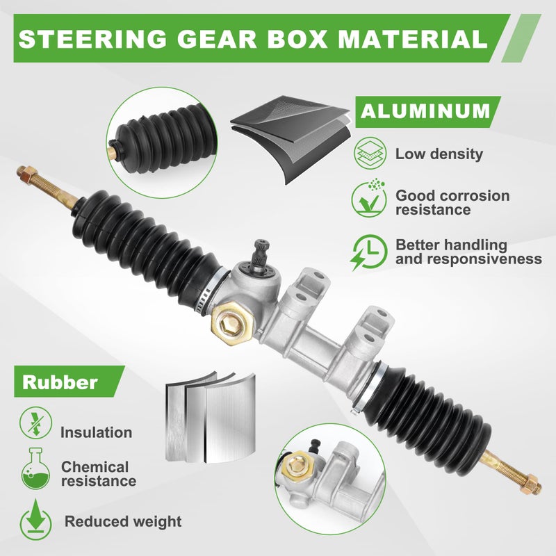 10L0L Golf Cart Steering Gear Box Assembly for Yamaha G22 (2003-2007) Gas or Electric Golf Cart Replace OEM# JU0-F3400-00 - Image 5